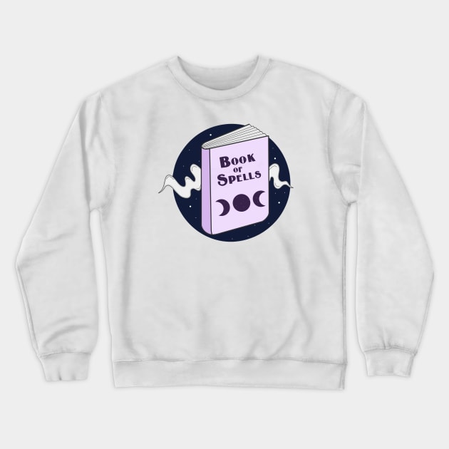 Book of spells Crewneck Sweatshirt by Jasmwills